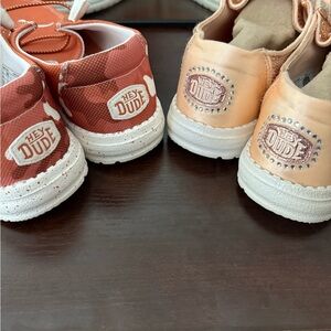 2 PAIRS EUC HEY DUDES